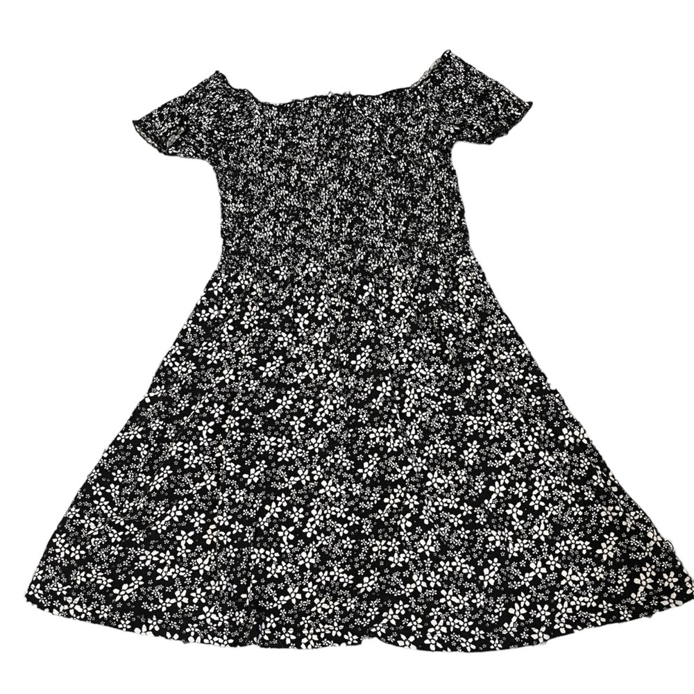 ROXY black floral dress